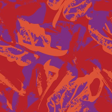 Moda tekstil, grafik, arka plan ve el sanatları için renkli Soyut Çiçeksiz desenli tasarım