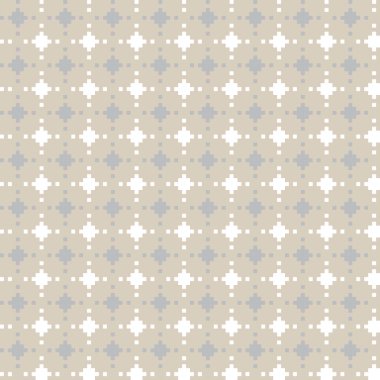 Tarafsız Renkli Güzel Ada desenli örgü, moda tekstili, grafikler için kusursuz desen tasarımı