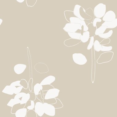 Tarafsız Renk Özeti: Moda tekstil, grafik, arka plan ve el sanatları için kusursuz desen tasarımı