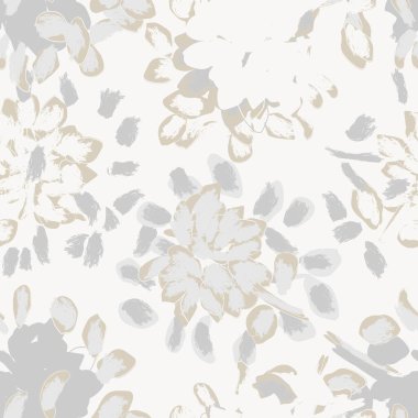 Tarafsız Renk Özeti: Moda tekstil, grafik, arka plan ve el sanatları için kusursuz desen tasarımı