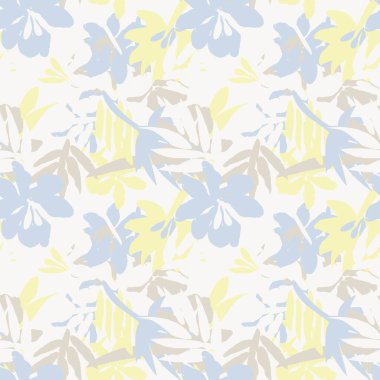 Moda tekstil, grafik, arka plan ve el sanatları için Pastel Soyut Çiçeksiz desen tasarımı