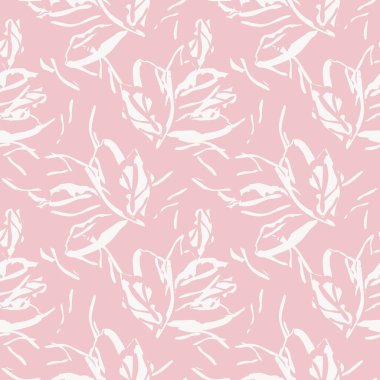 Pastels Tropikal Yaprak desen tasarımı moda tekstil, grafik ve el sanatları için