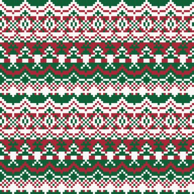 Moda tekstil, örgü ve grafikleri için Noel panayırı desen tasarımı