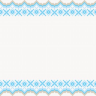 Moda tekstil, örgü ve grafikleri için Mavi Noel panayır desenli tasarım