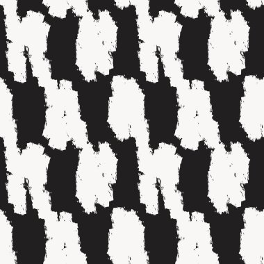 Moda tekstil, grafik ve el sanatları için tek renkli fırça darbeleri desen tasarımı