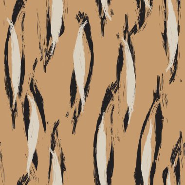 Tarafsız Renk Soyut Fırça darbeleri moda tekstil, grafik ve el sanatları için desen tasarımı