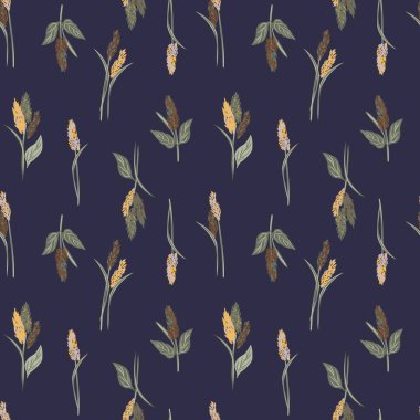 Tarafsız Renk Özeti: Moda tekstil, grafik, arka plan ve el sanatları için kusursuz desen tasarımı