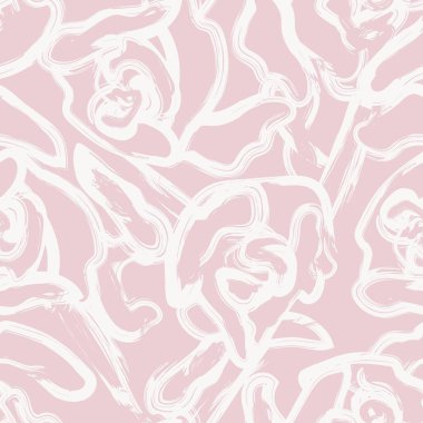 Moda tekstil, grafik, arka plan ve el sanatları için Pastel Soyut Çiçeksiz desen tasarımı