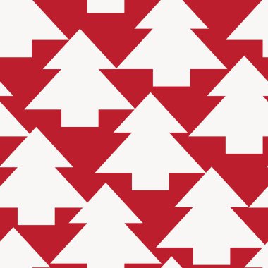 Moda tekstil ve grafikleri için Noel Ağacı Tatili kusursuz desen tasarımı