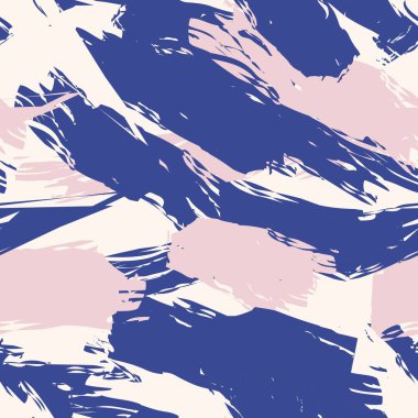 Moda tekstil, grafik ve el sanatları için Pastels Soyut Fırça darbeleri desen tasarımı