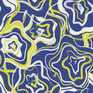 Mavi Soyut Çizgi Çiçeksiz desen tasarımı moda tekstil, grafik, arka plan ve el sanatları için