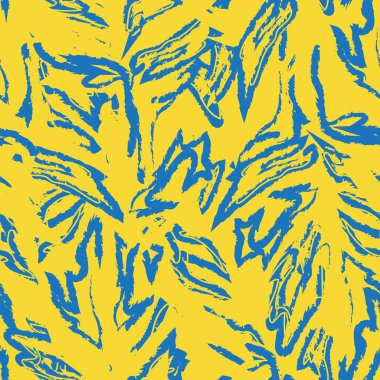 Moda tekstil, grafik ve el sanatları için renkli Tropikal Yapraksız desen tasarımı