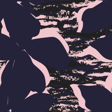 Moda tekstil, grafik, arka plan ve el sanatları için Pastel Soyut Çiçeksiz desen tasarımı