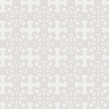 Tarafsız Renkli Güzel Ada desenli örgü, moda tekstili, grafikler için kusursuz desen tasarımı