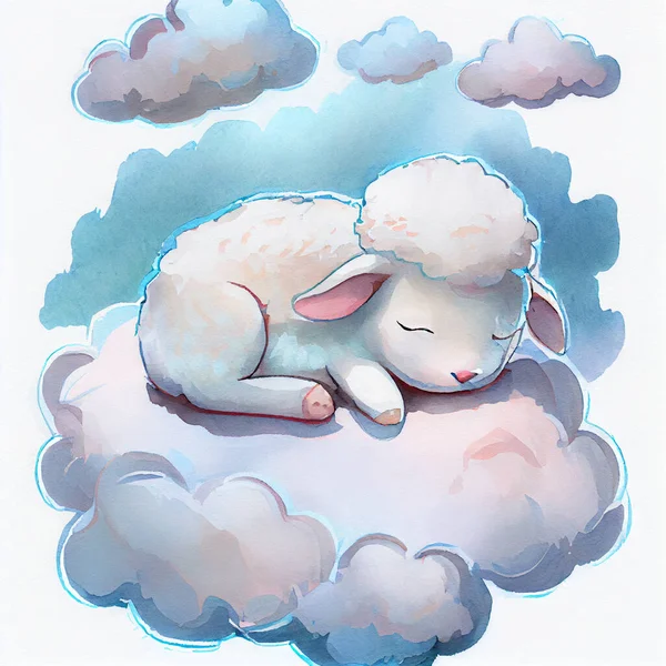 Cute sheep, Sweet dreams, Counting sheeps - Baby nursery collection
