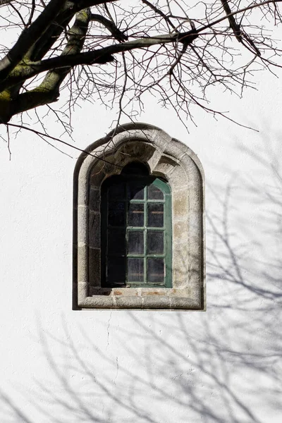 Northern Portuguese Medieval Church Window — Stock Photo, Image