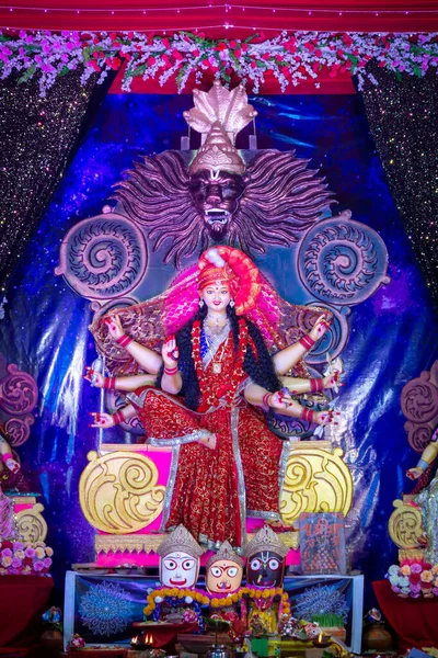 Navratri Festivalinde Tanrıça Durga — Stok fotoğraf