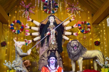 Navratri festivalinde tanrıça Durga