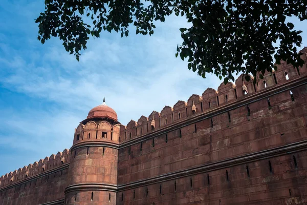 Lal Qila - Delhi, Hindistan 'da Kızıl Kale. UNESCO Dünya Mirası Alanı