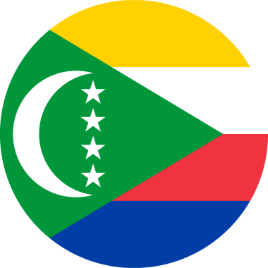 Komoros Bayrak Yuvarlak Simgesi