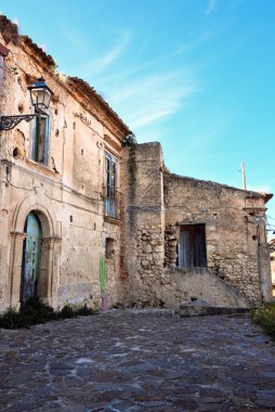 Zungri Calabria İtalya 'nın tarihi merkezi.