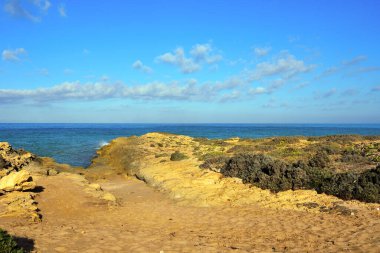 Punta braccetto Plajı Ragusa Sicilya, İtalya