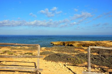 Punta braccetto Plajı Ragusa Sicilya, İtalya