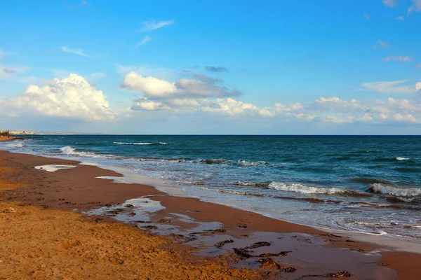 stock image punta secca beach ragusa sicily italy