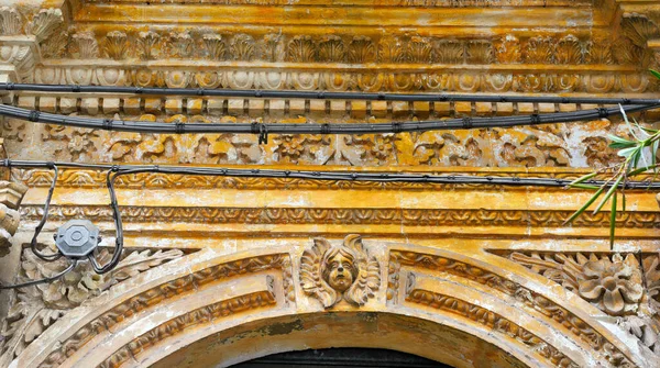 Porcelli Battagli Veneziano Sgarlata Palats 18Th Century Scicli Sicily Italy — Stockfoto