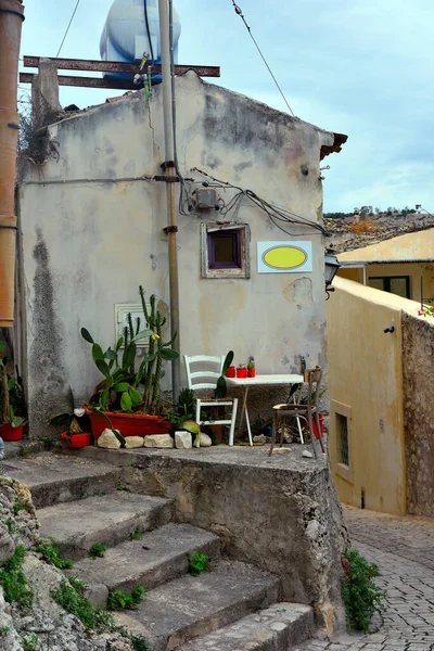 Історичний Центр Скіколі Сицилія Італія — стокове фото
