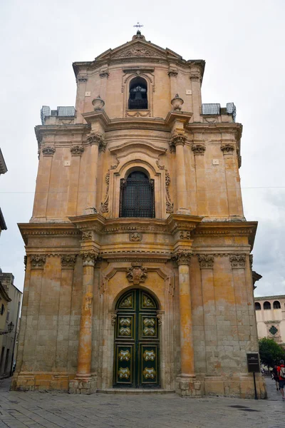 Kerk Van San Miguel Arcangelo Scicli Italië — Stockfoto