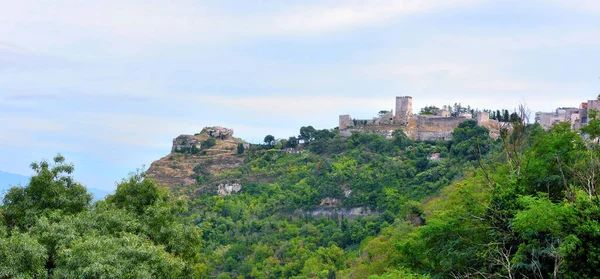 Lombardia Castelo Enna Sicília Itália — Fotografia de Stock