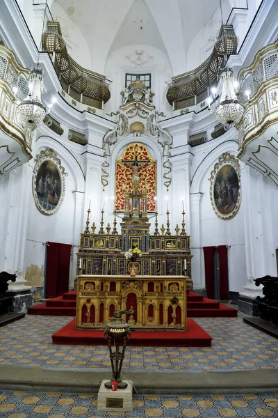 Innenraum Der Kirche Von Santa Chiara Wurde Siebzehnten Jahrhundert Gebaut — Stockfoto