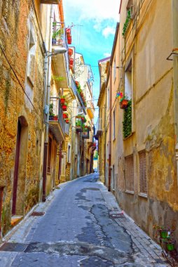 Enna Sicilya 'nın tarihi merkezi