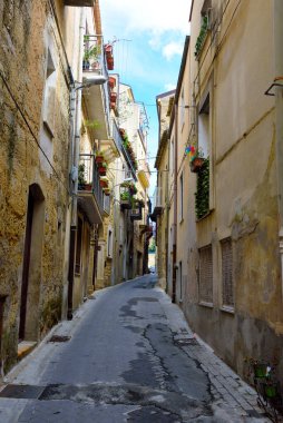 Enna Sicilya 'nın tarihi merkezi