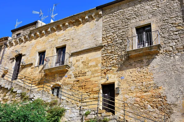 Pollicarini Palatset 15Th Century Enna Sicilien Italy — Stockfoto