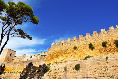 Lombardy Kalesi Enna Sicilya İtalya