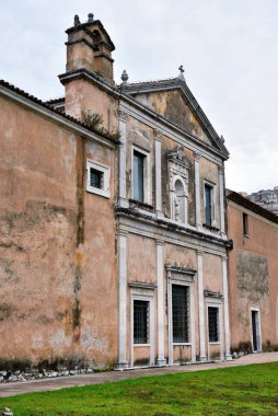 Certosa Padula ya da San Lorenzo İtalya 'nın dış girişi