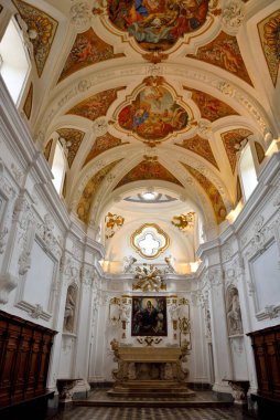 Certosa di San Lorenzo 'nun İçi 29 Eylül 2022 Padula İtalya