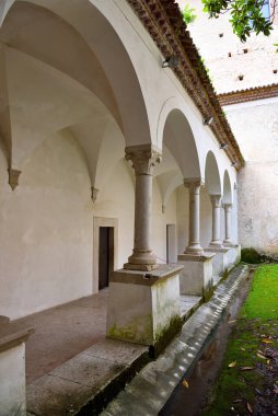 Dış Avlu Certosa Di San Lorenzo Padula 'da 29 Eylül 2022 Padula İtalya