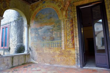 Certosa di San Lorenzo 'nun İçi 29 Eylül 2022 Padula İtalya