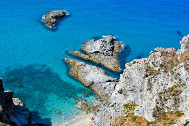 the coast and the sea at capo Vaticano Calabria Italy