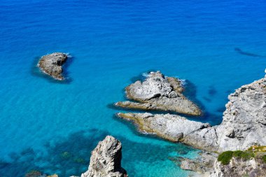 the coast and the sea at capo Vaticano Calabria Italy