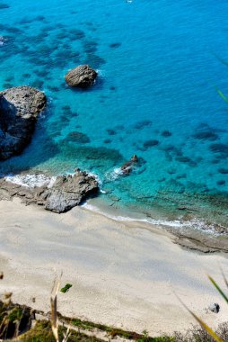 the coast and the sea at capo Vaticano Calabria Italy