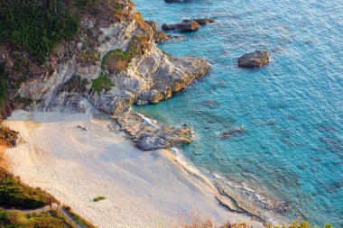 the coast and the sea at capo Vaticano Calabria Italy