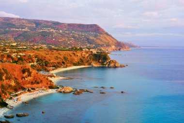the coast and the sea at capo Vaticano Calabria Italy