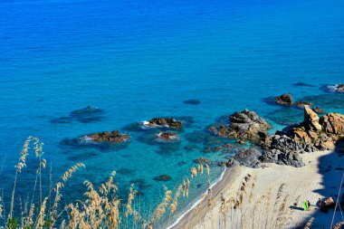 the coast and the sea in zambrone vibo valentia calabria italy