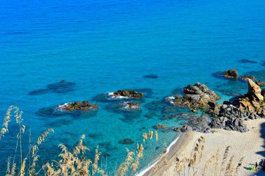the coast and the sea in zambrone vibo valentia calabria italy