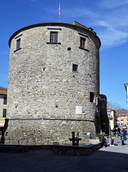 Κάστρο Του Fieschi Από Μεσαίωνα 15Ος Αιώνας 2023 Varese Ligure — Φωτογραφία Αρχείου