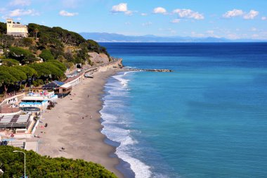 Selle ligure savona İtalya 'da sahil ve uzun sahil